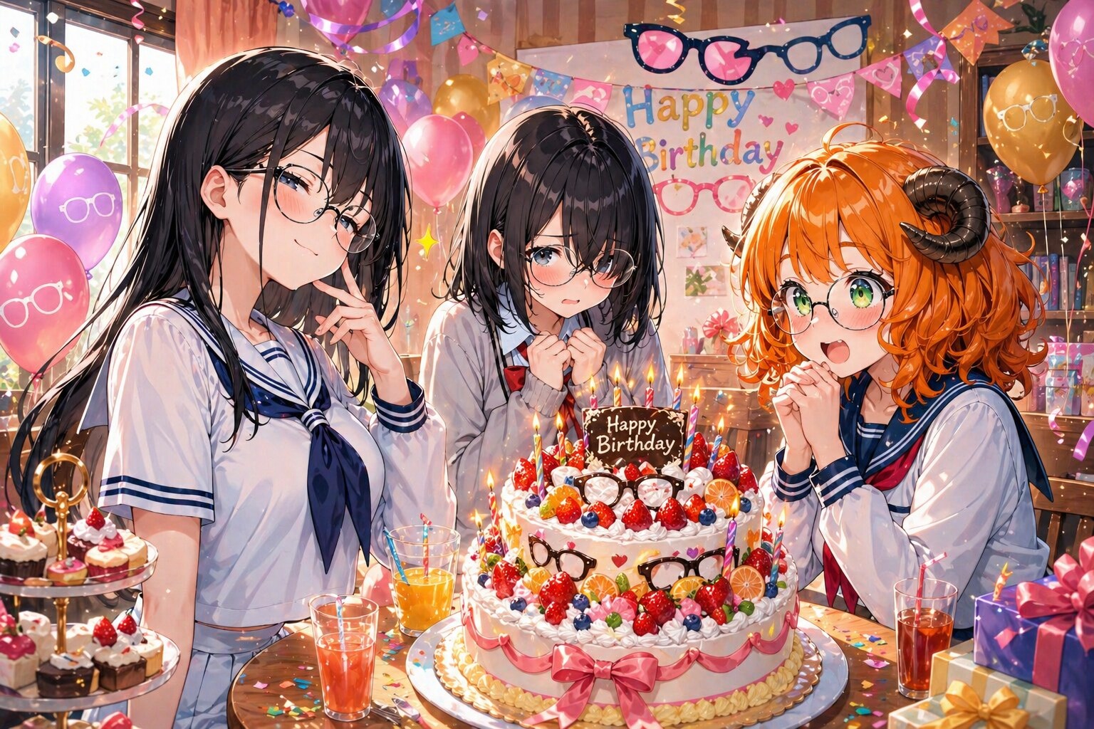 眼鏡っ娘の誕生日を祝おう！その1