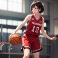 バスケ女子 5枚目