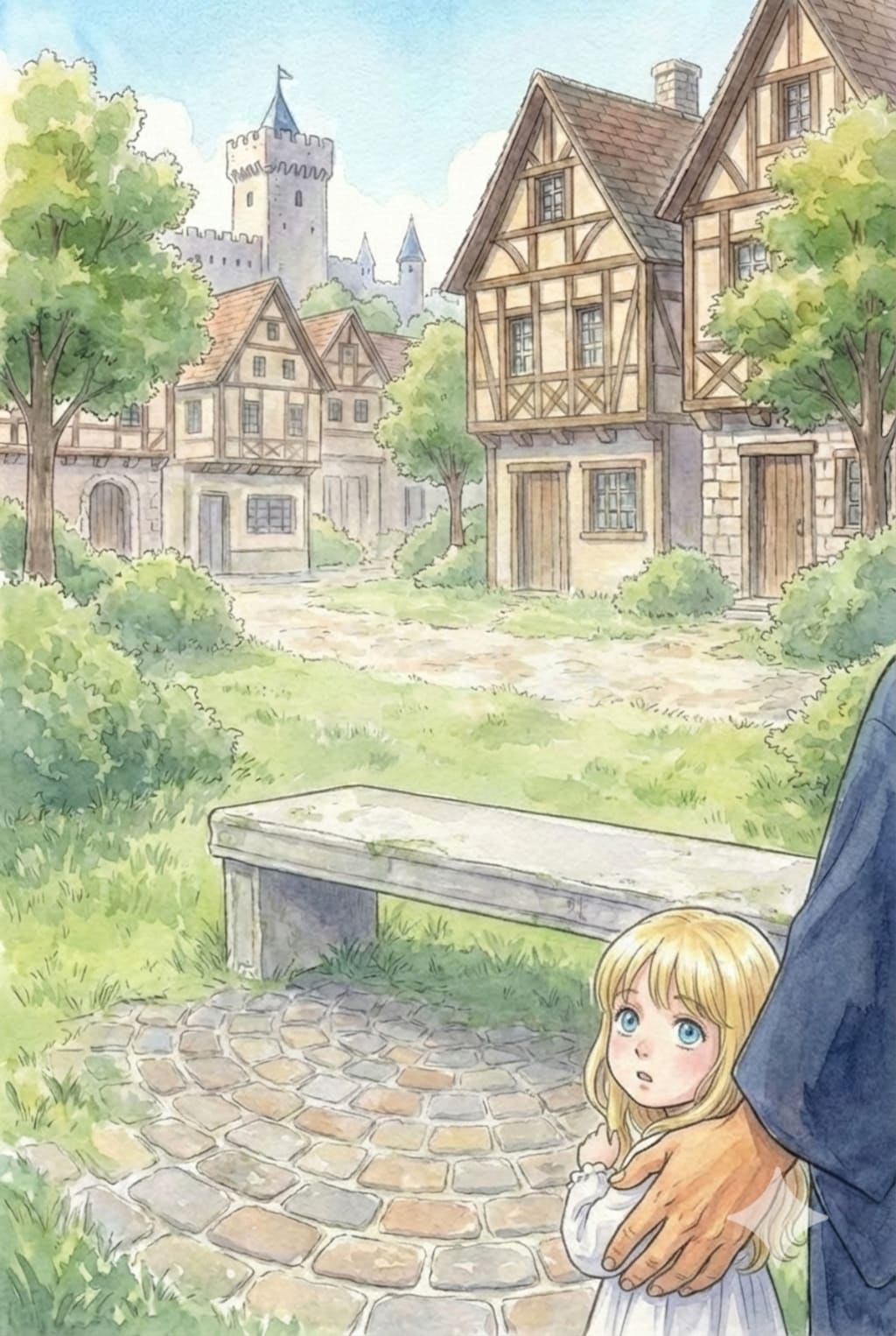 迷子。/「この白蛇は…」「ついて行きましょう！」/「パパ！ママ！めがみたまが…あれ？」