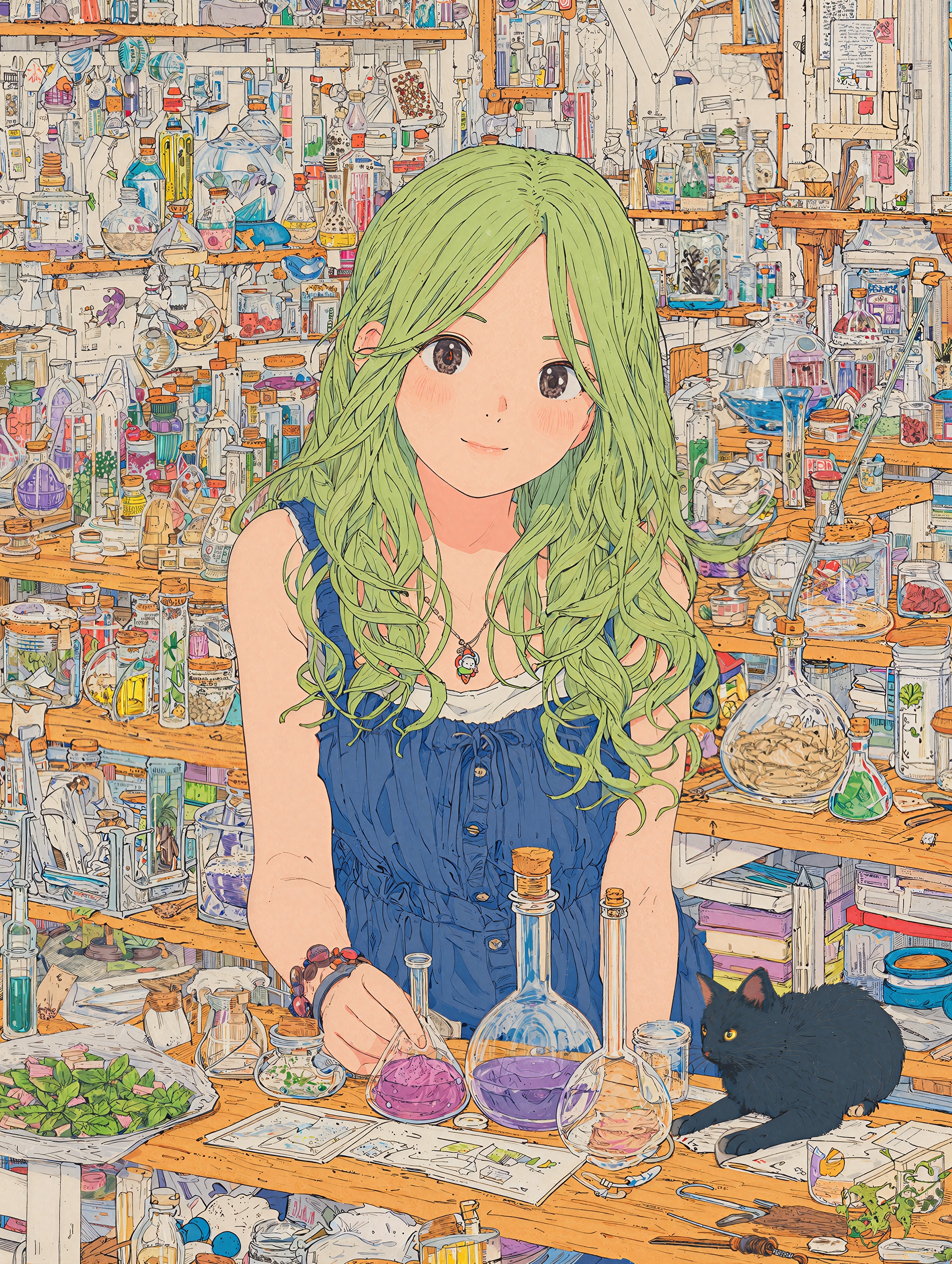 秘密を調合するひと | の人気AIイラスト・グラビア