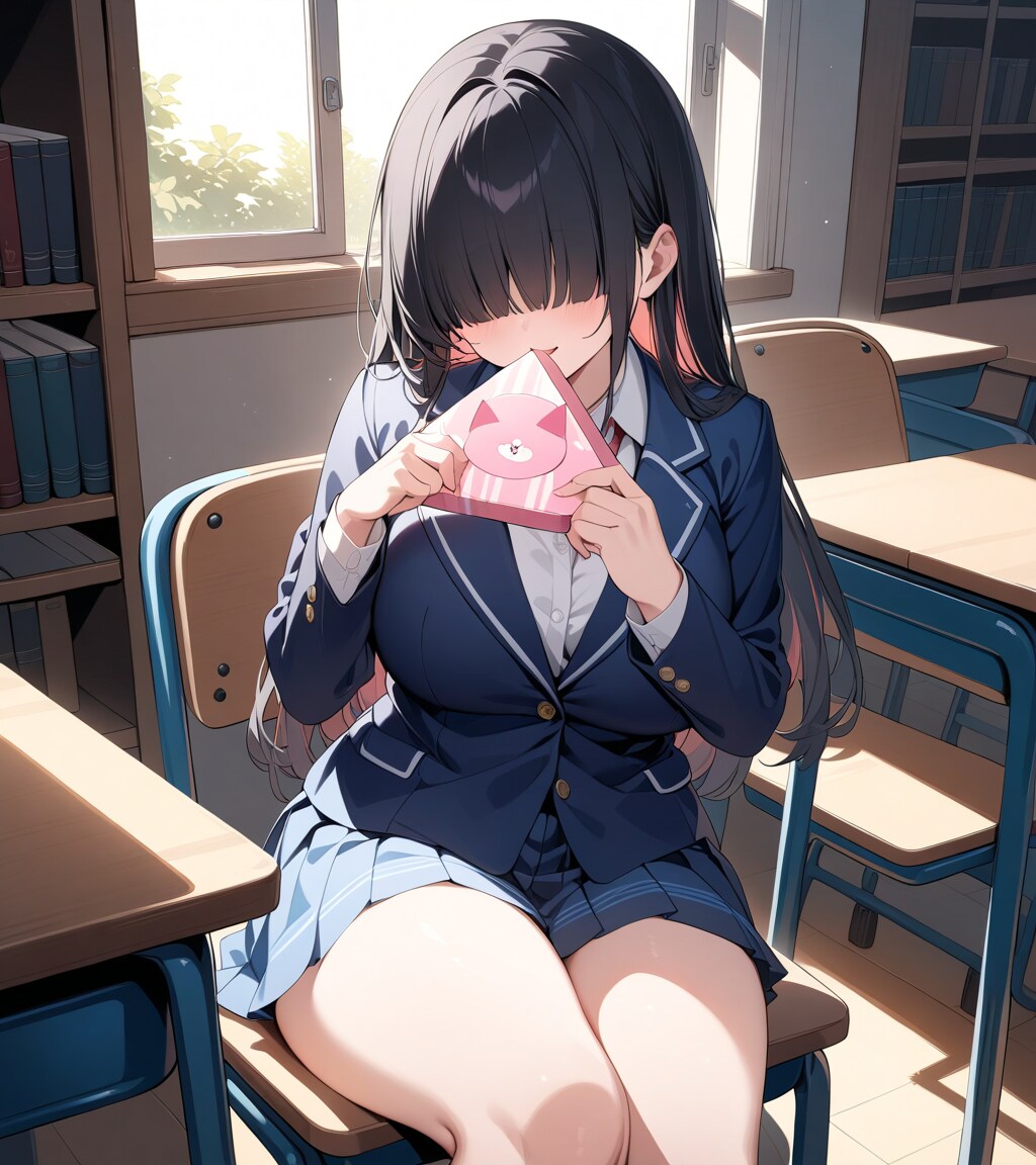 チョコレートヲアゲヨウメカクレガール
