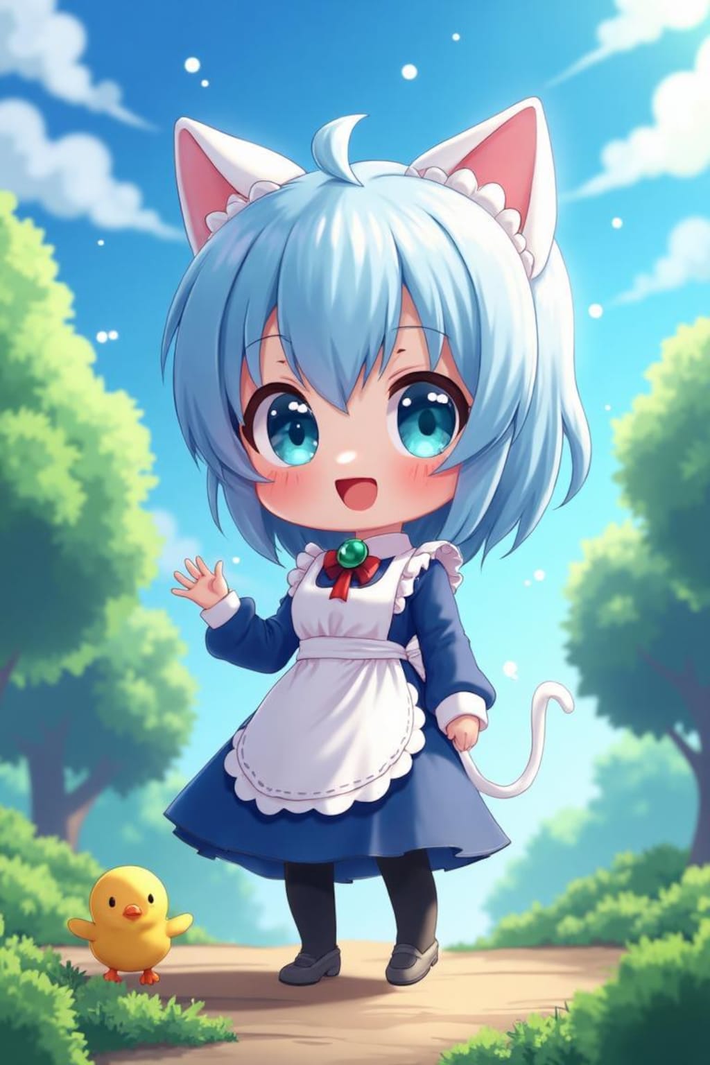 猫耳ちゃんの冒険　色々な絵柄の冒険　実験