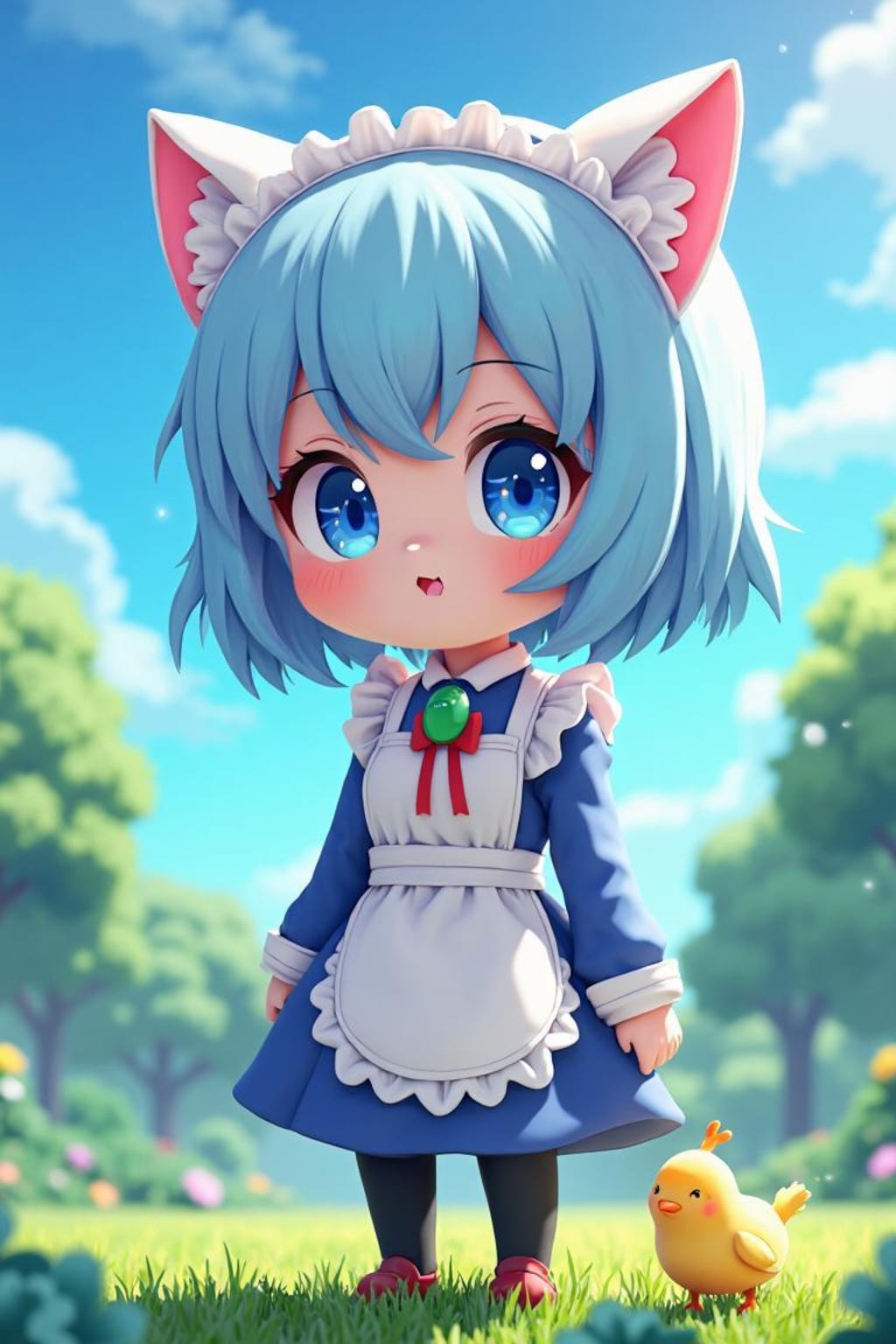 猫耳ちゃんの冒険　色々な絵柄の冒険　実験