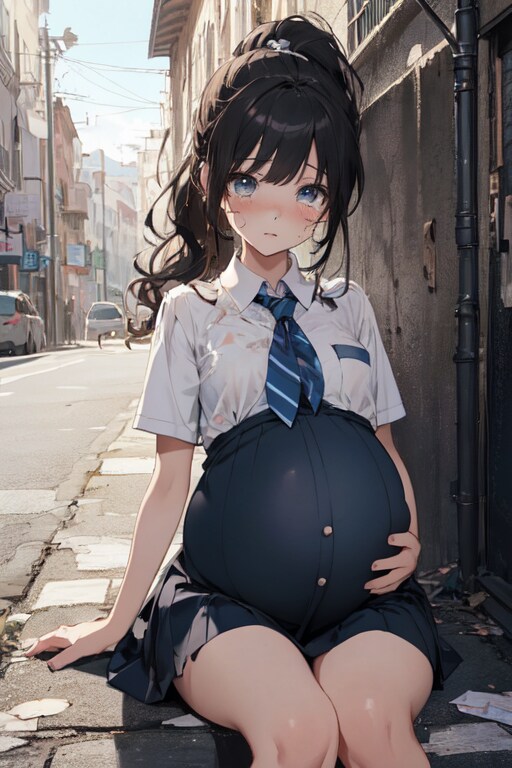 妊娠少女４５５ | の人気AIイラスト・グラビア