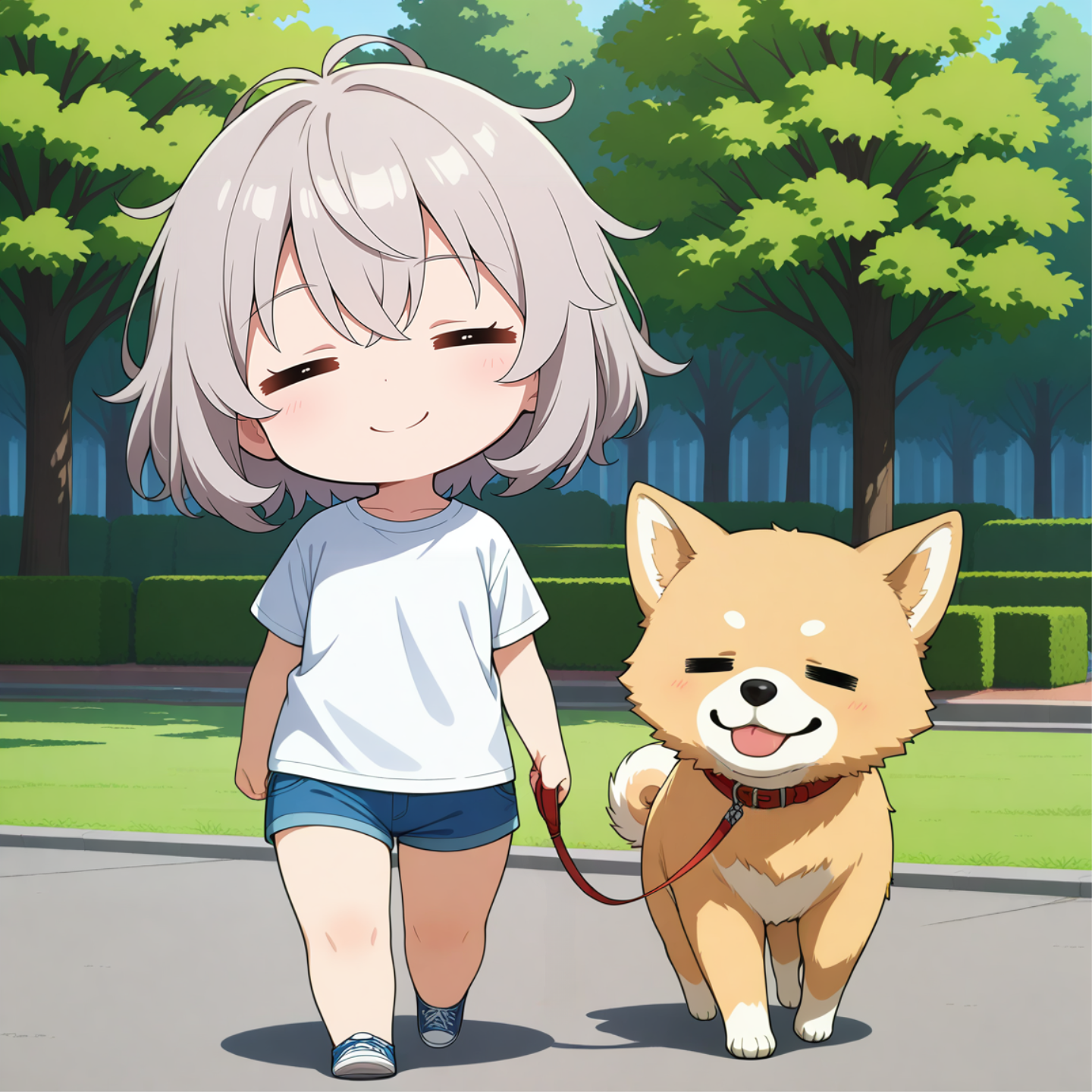 ペットは飼い主(=_=)に似る。