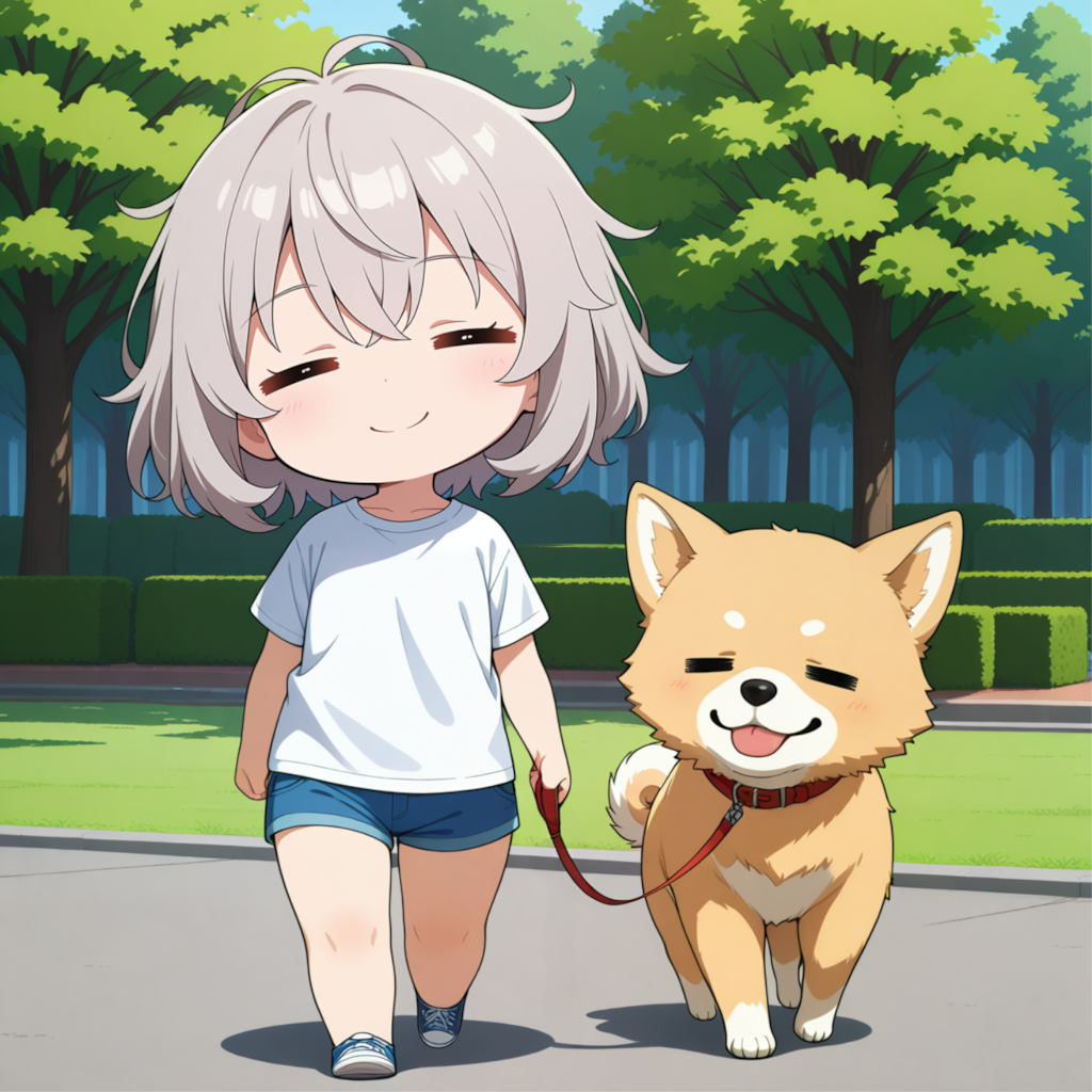 ペットは飼い主(=_=)に似る。