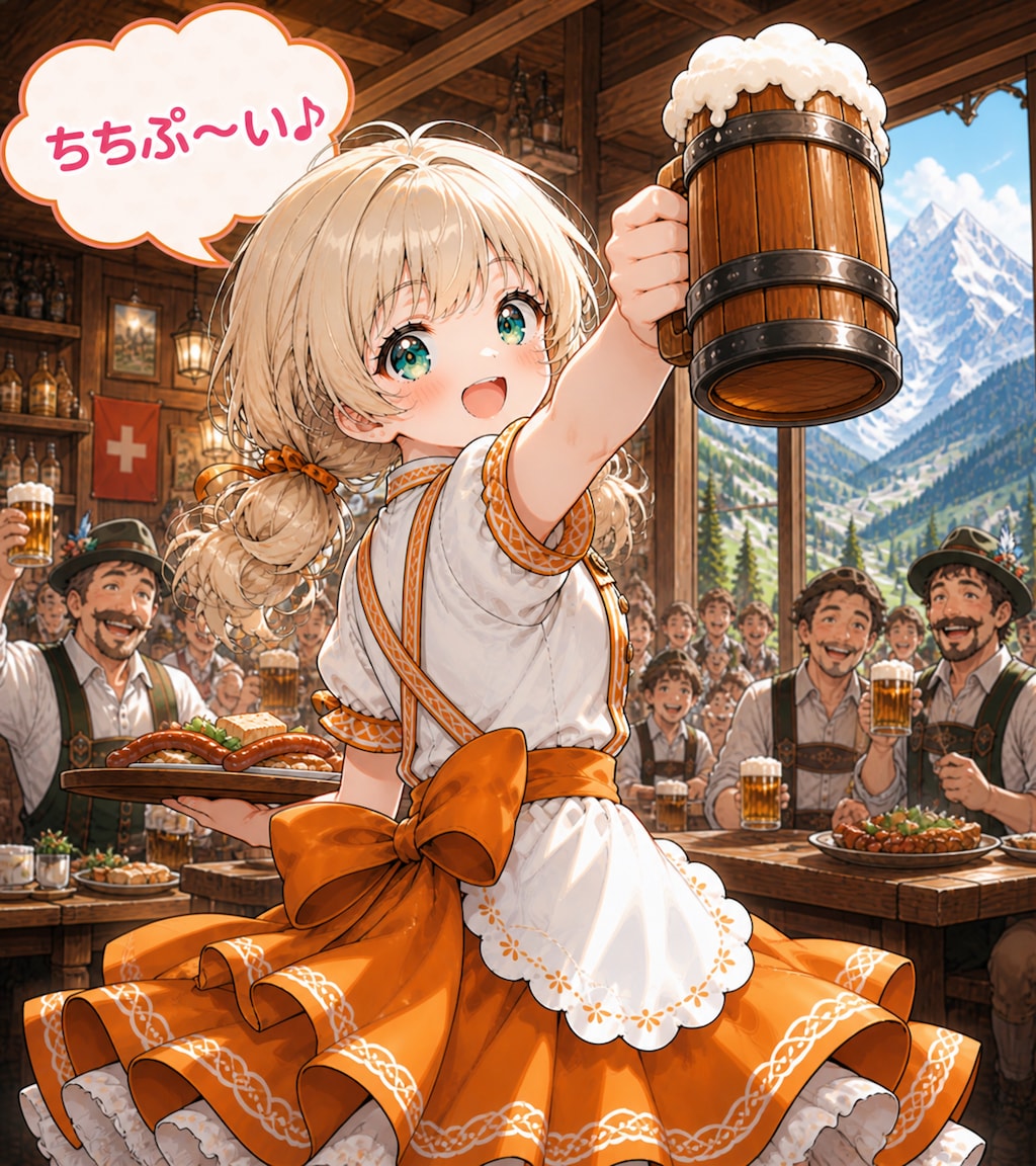 謎のちちぷ～い♪(乾杯の音頭…らしい)