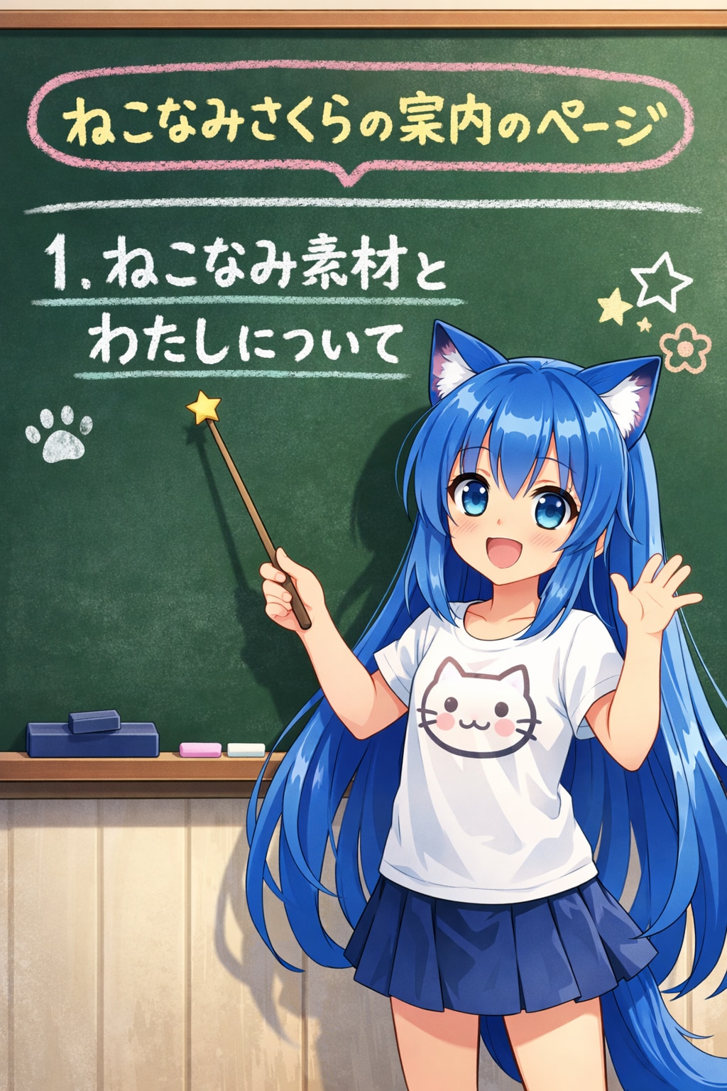 １．ねこなみ素材とわたしについて