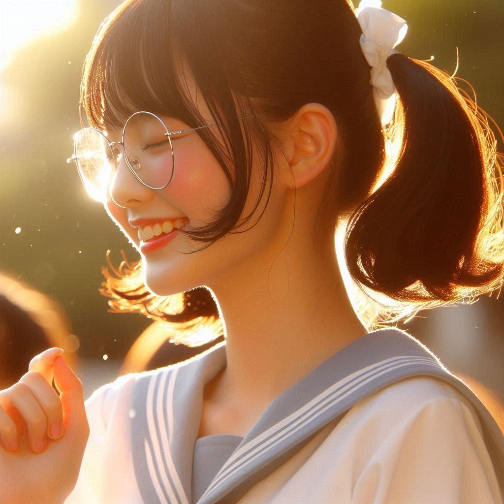 のびかちゃんの横顔