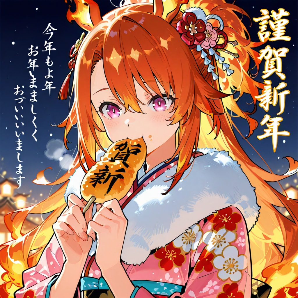 食べながら挨拶をしてて何言っているのかよくわからない年末年始の不死鳥系女子