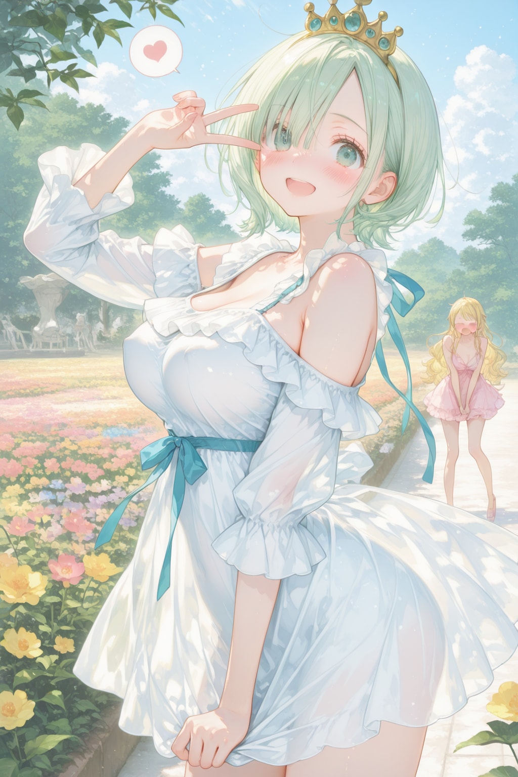 やっほ🌷👸３