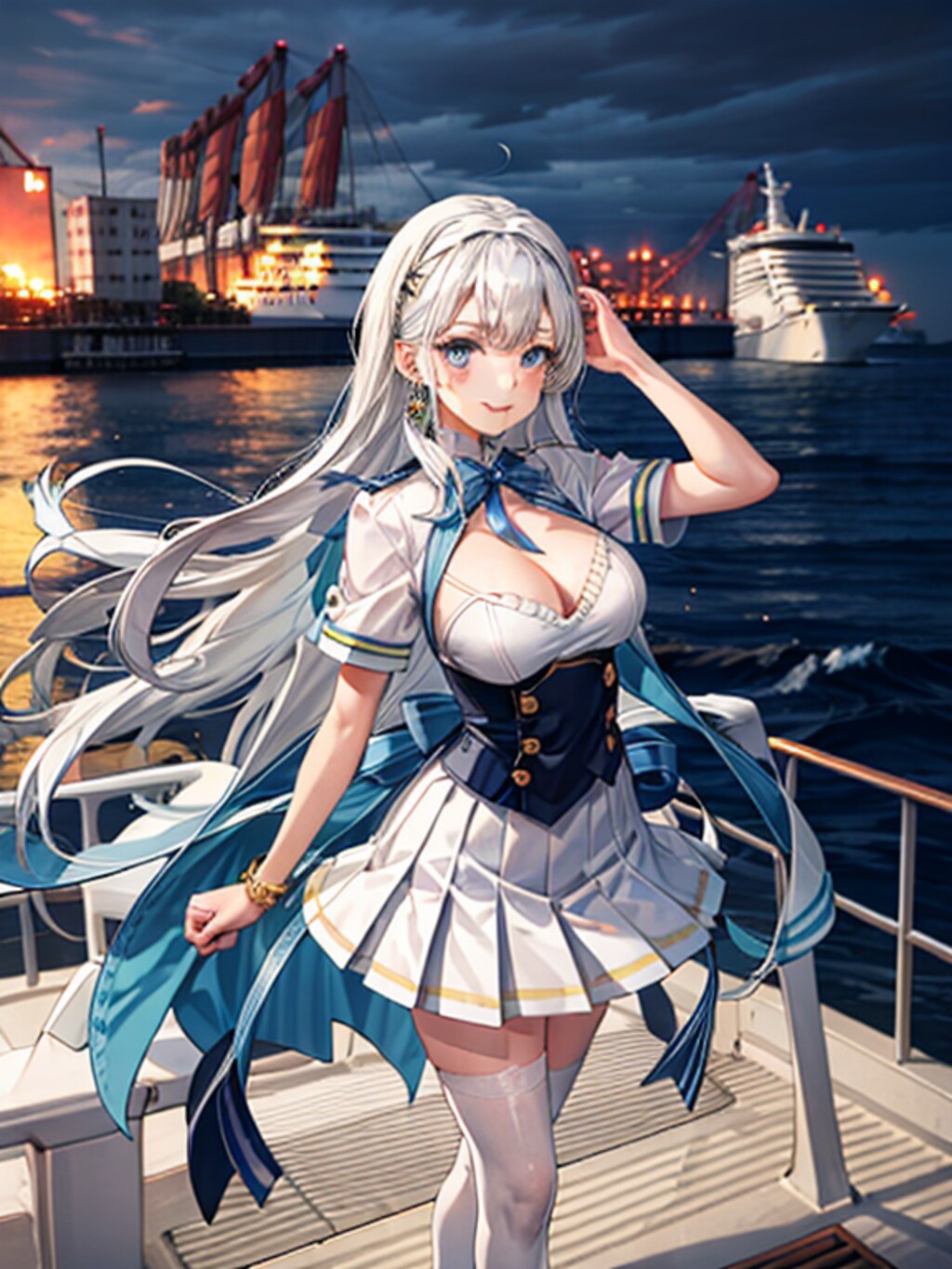 煌めく光と そよぐ髪