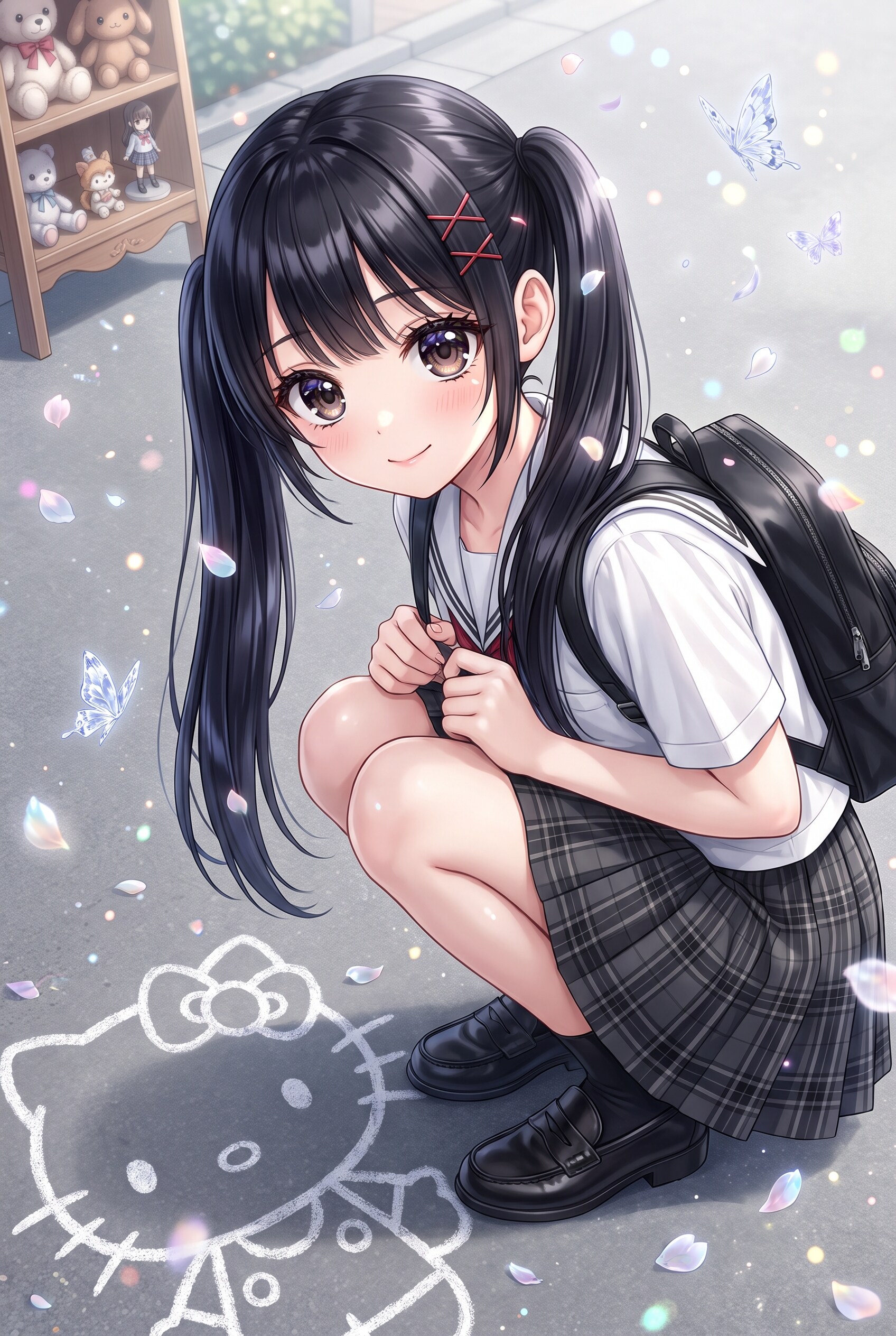 猫紋微笑の少女