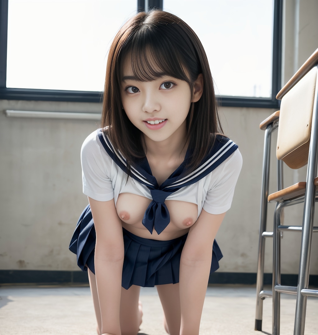 四つん這い3