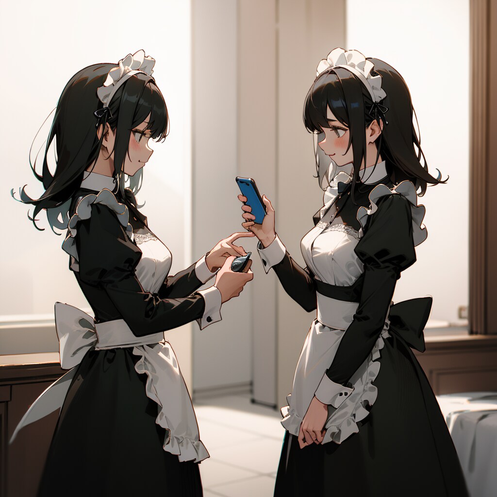休み時間のメイドたち
