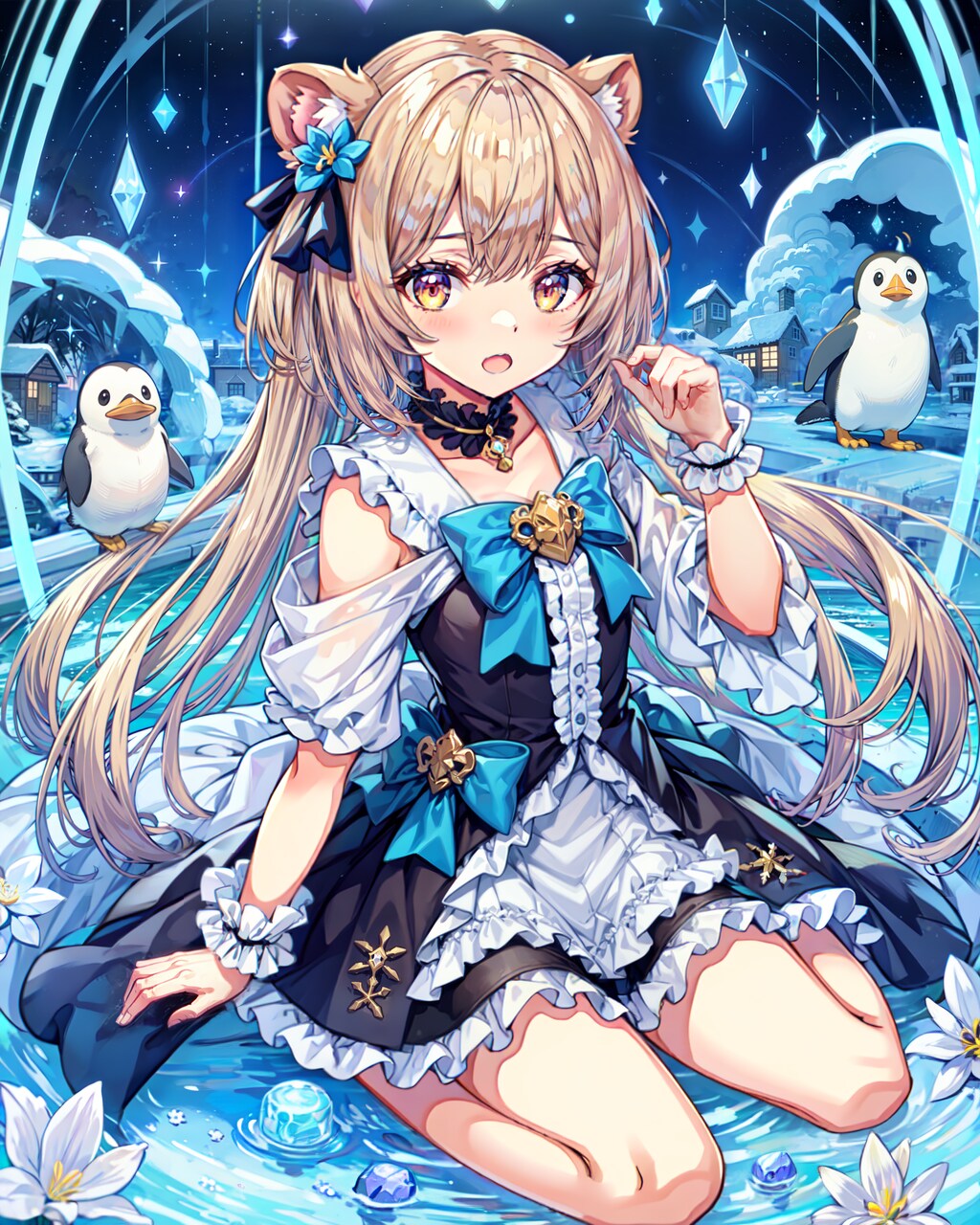 雪熊の赤ちゃん