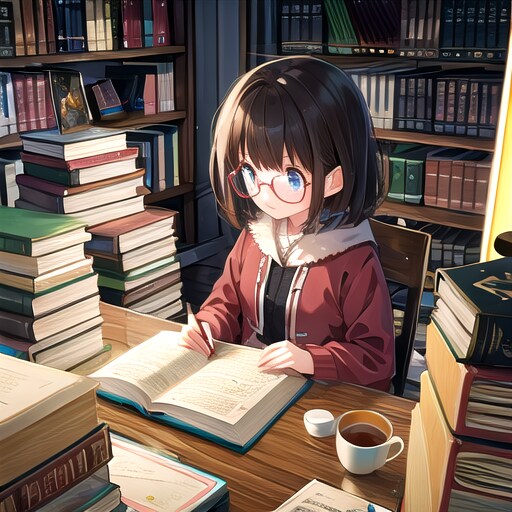 黙々と