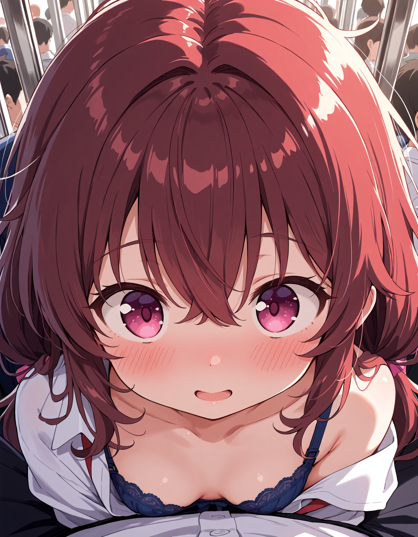 満員