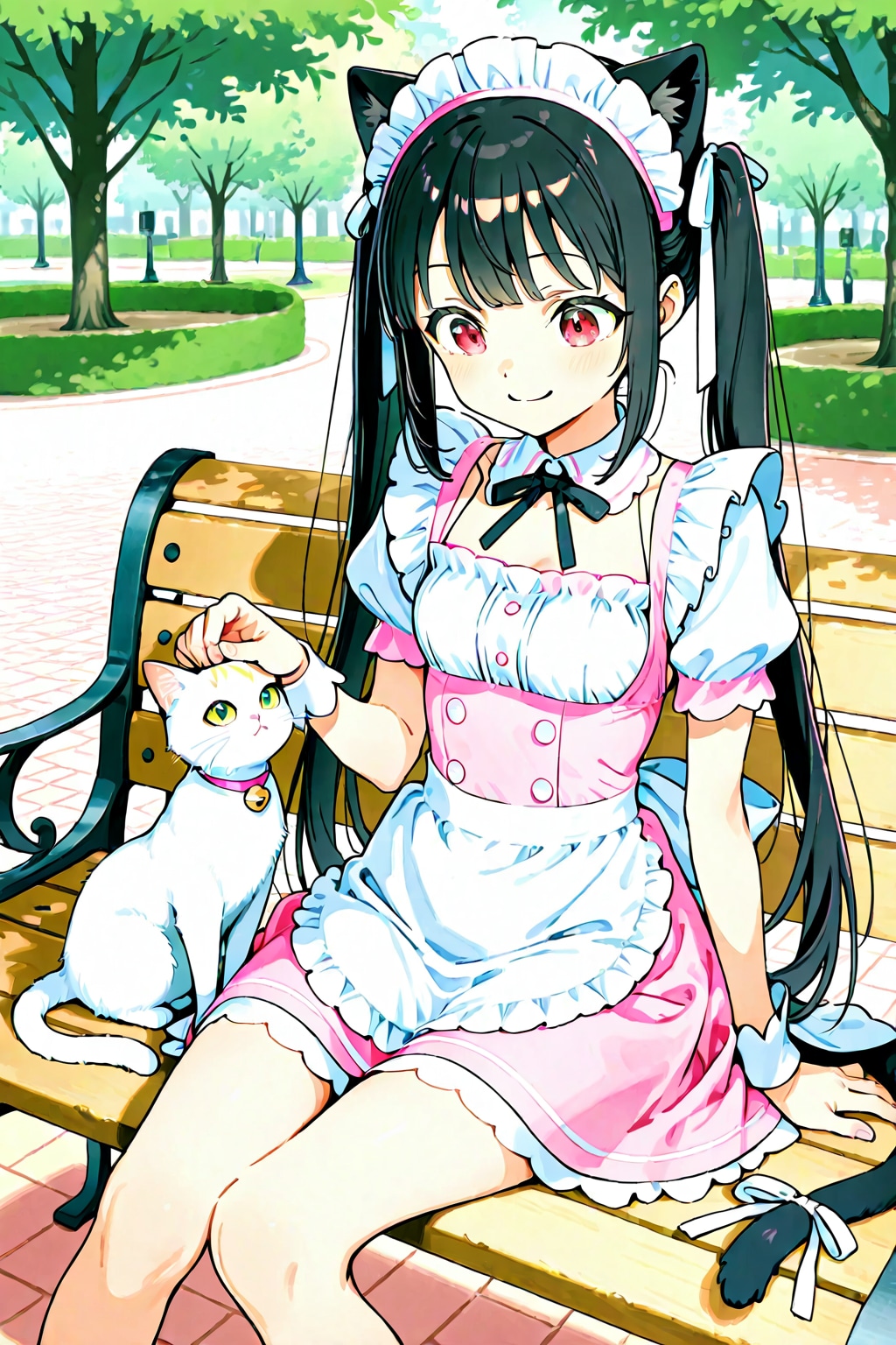 猫好きメイド
