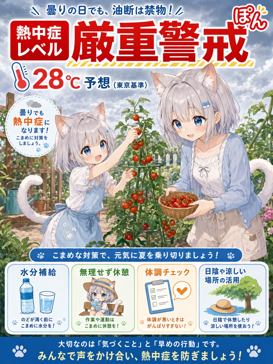 今日は厳重警戒です