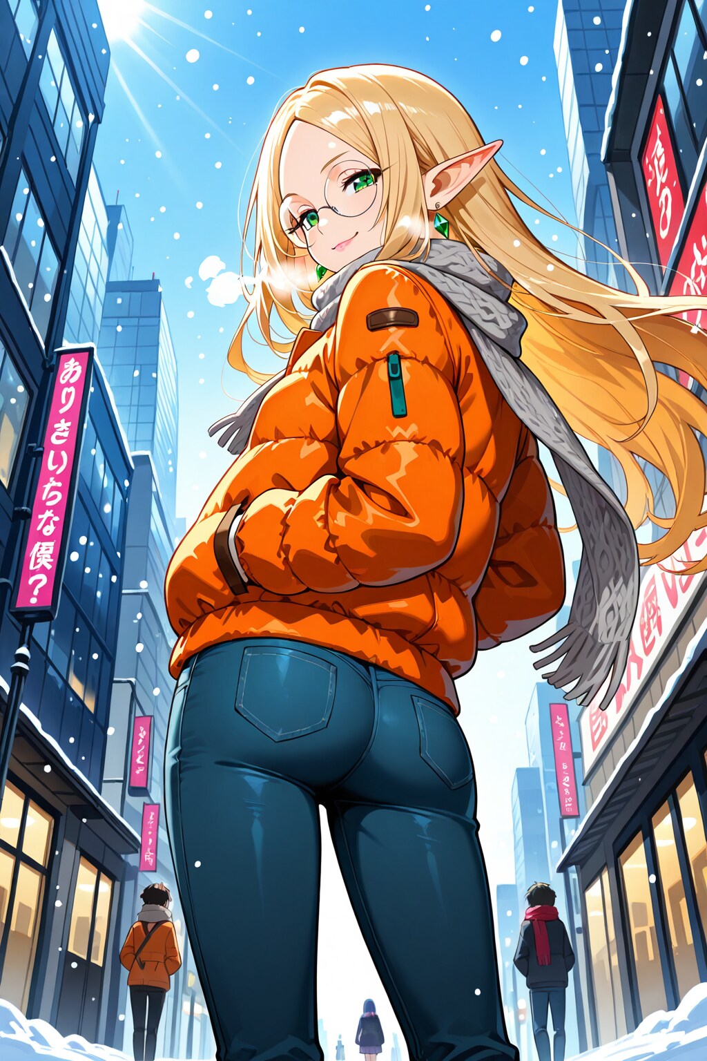 エルフさんの冬の一日
