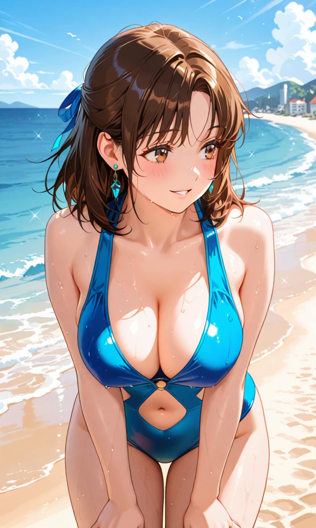 競泳水着のアニス先生