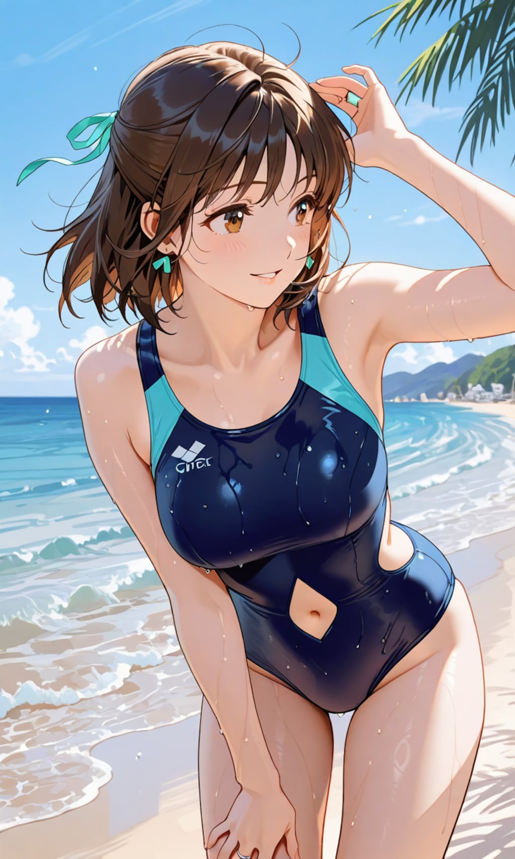 競泳水着のアニス先生