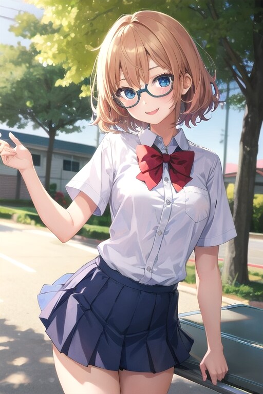 女子高生 | の人気AIイラスト・グラビア