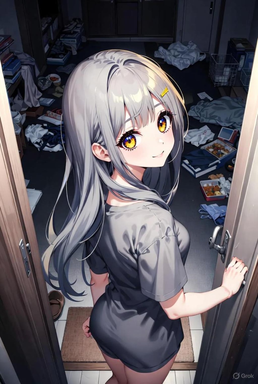 泊まってく…？