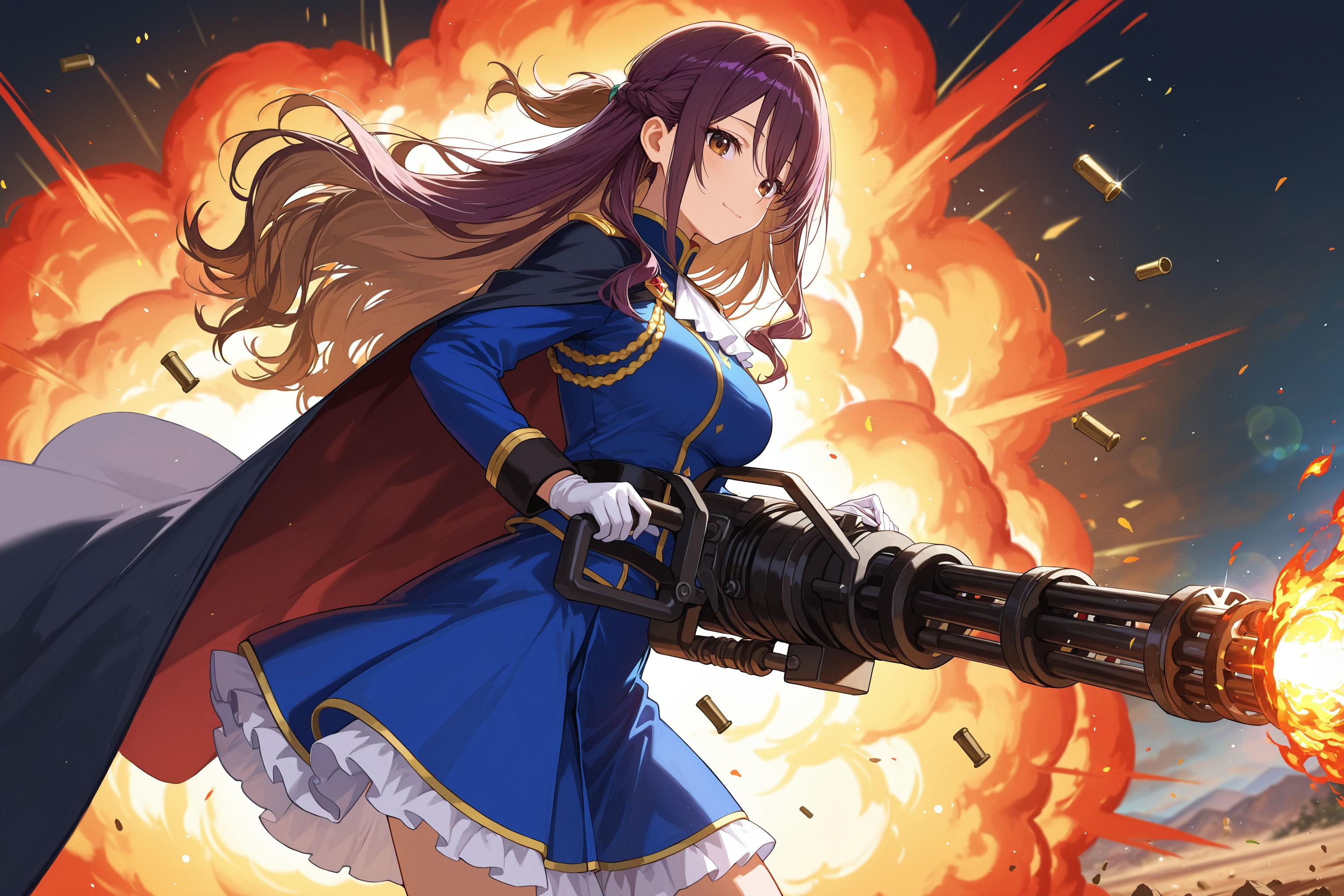 異世界のガトリング少女 | の人気AIイラスト・グラビア