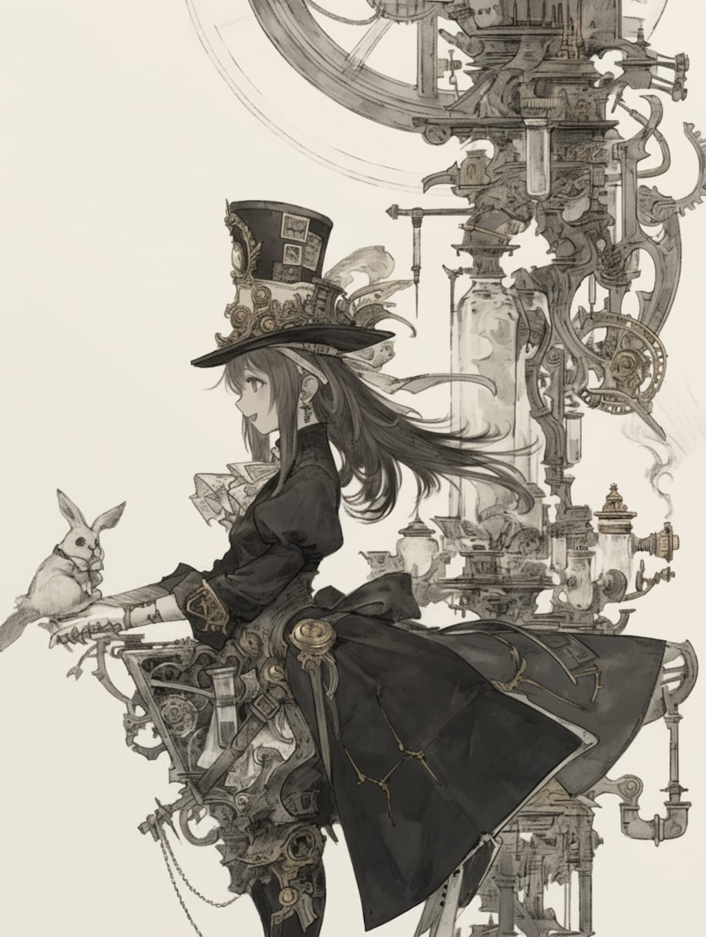 alice in steampunk wonderland