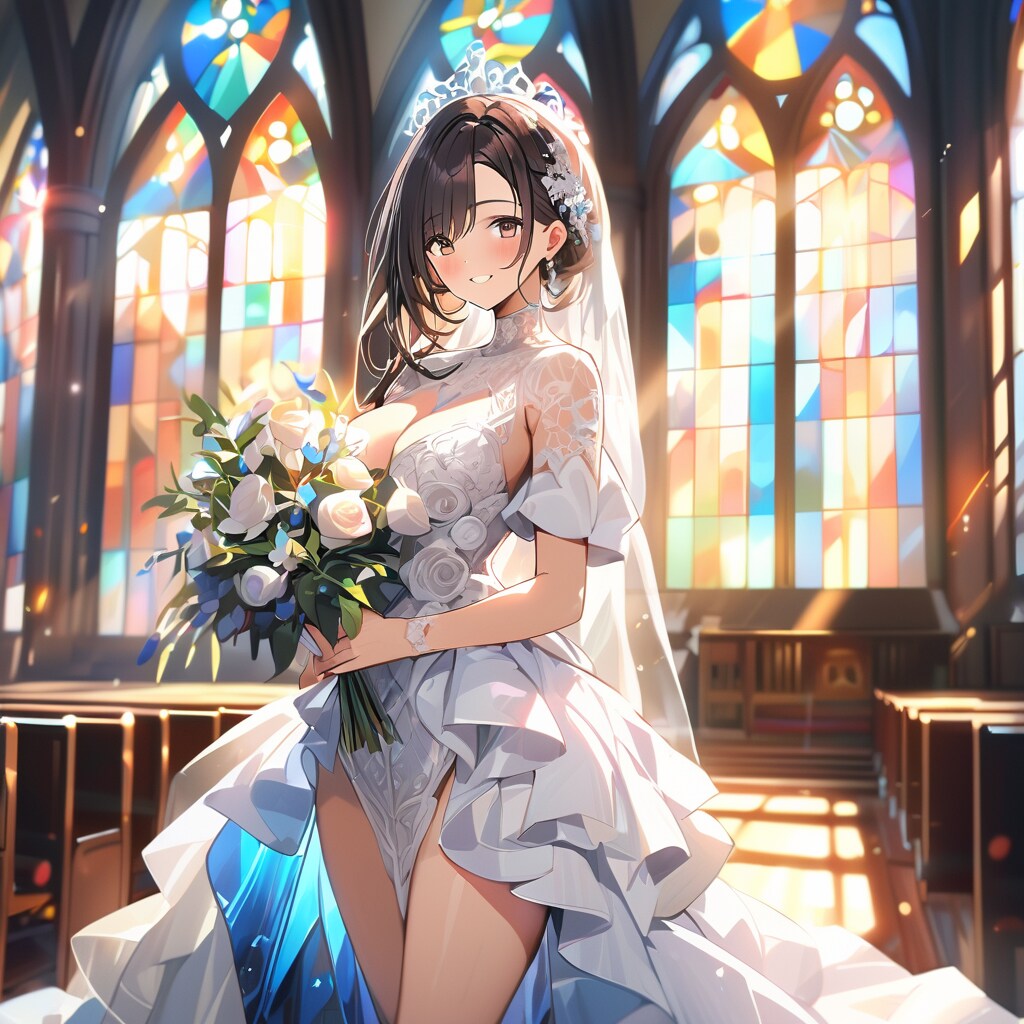 挙式前の記念写真 | の人気AIイラスト・グラビア