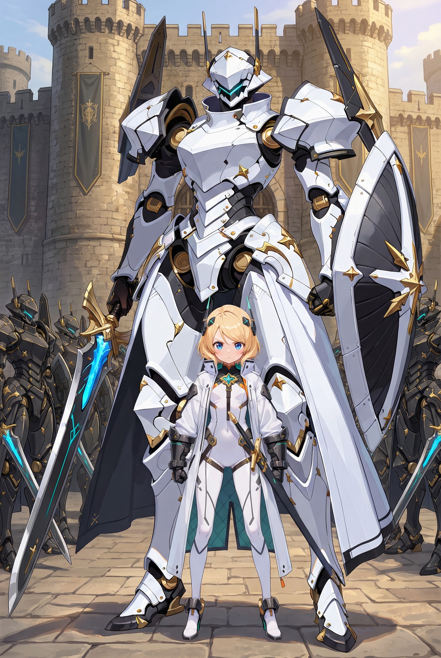 白いコートの騎士団長 | の人気AIイラスト・グラビア