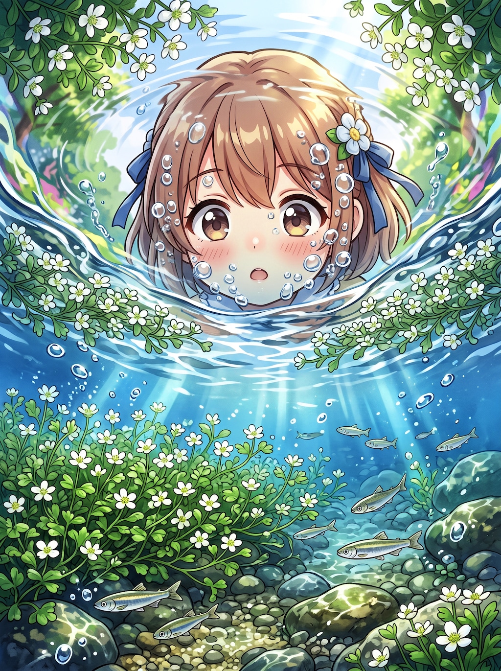 梅花藻(バイカモ)