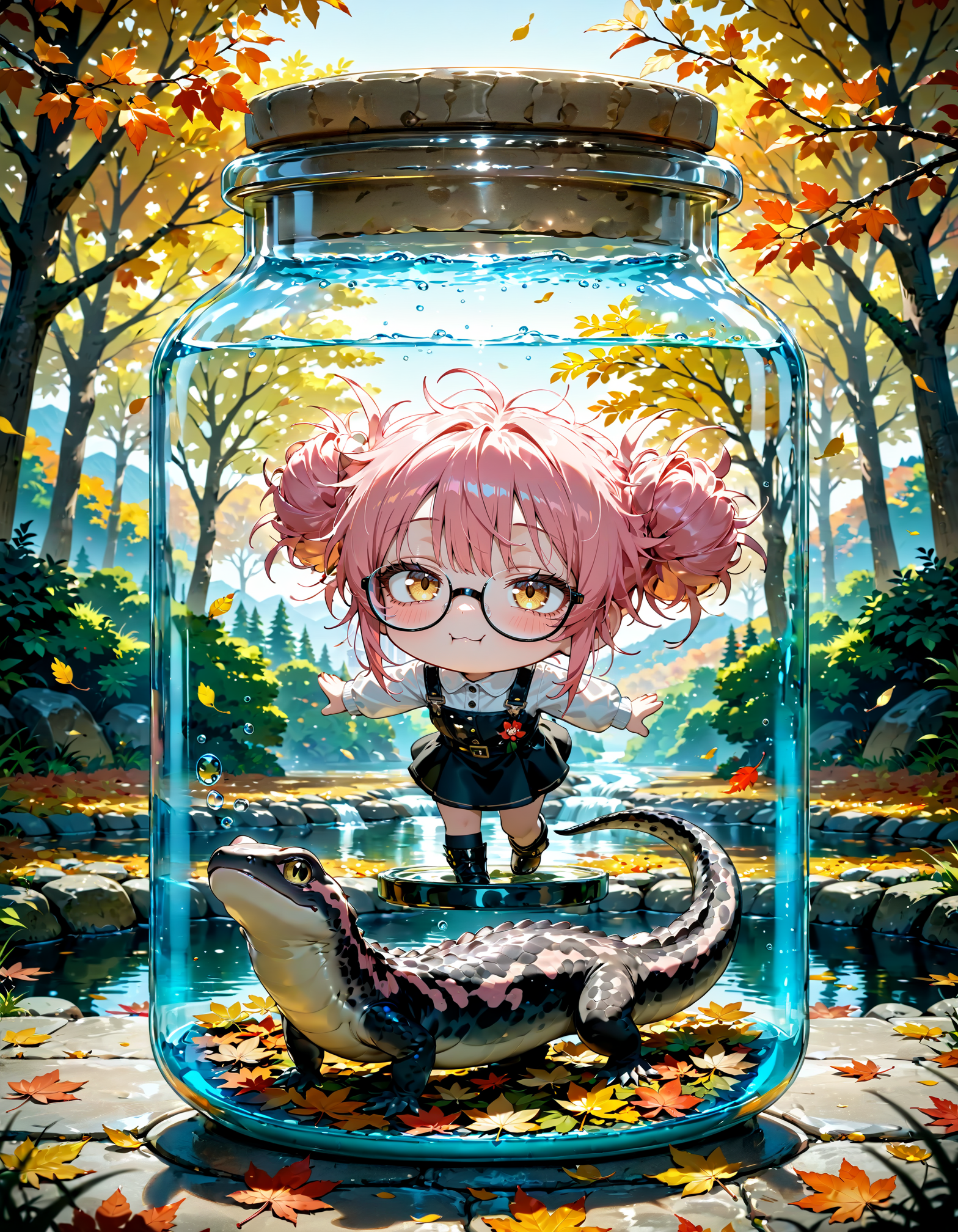 今日は何の日？　オオサンショウウオの日 | の人気AIイラスト・グラビア