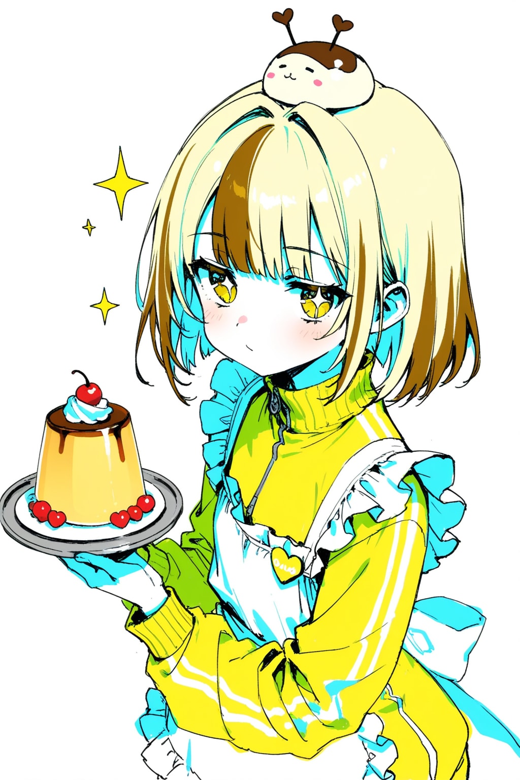 ジャージメイド君(プリン) | の人気AIイラスト・グラビア