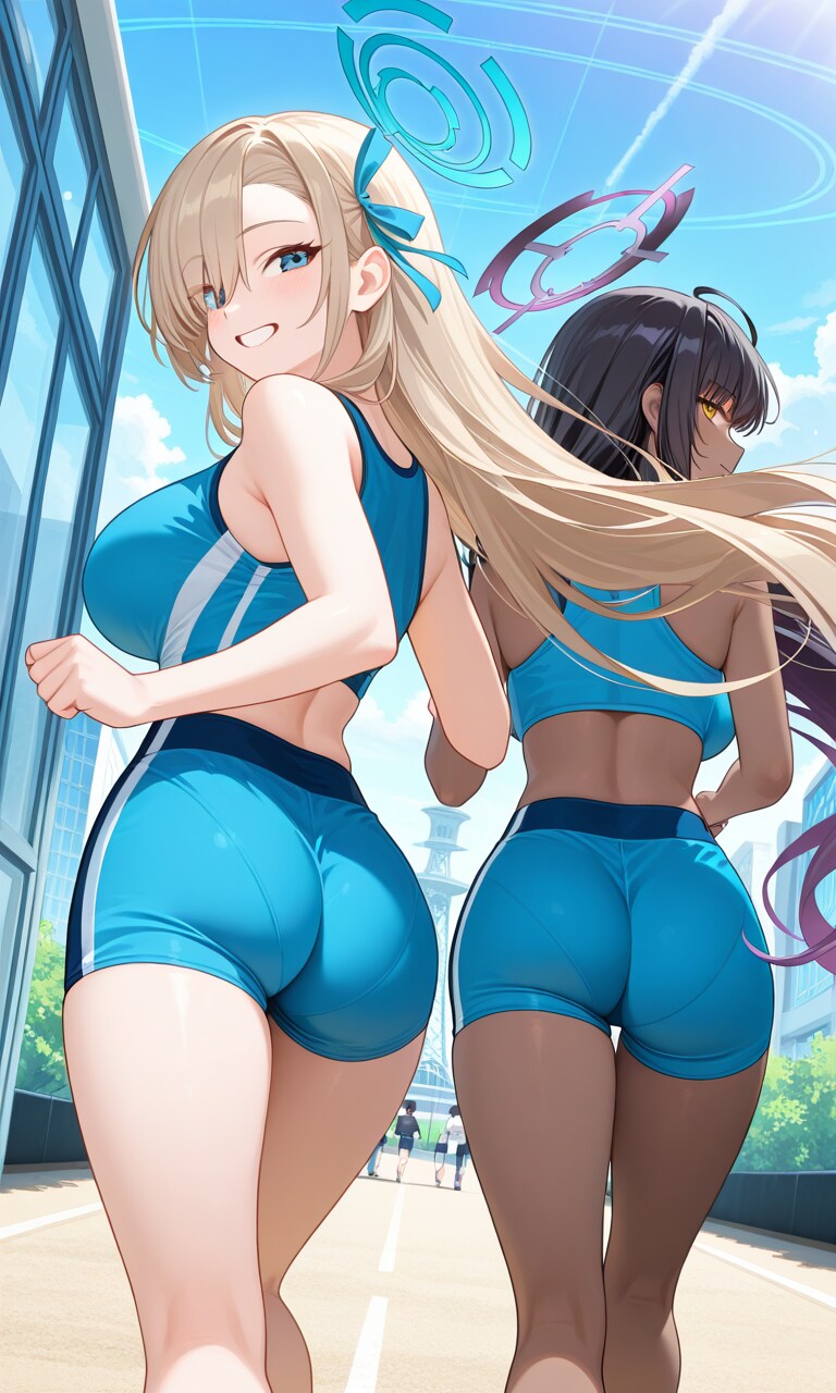 アスナとカリン　アスリート1