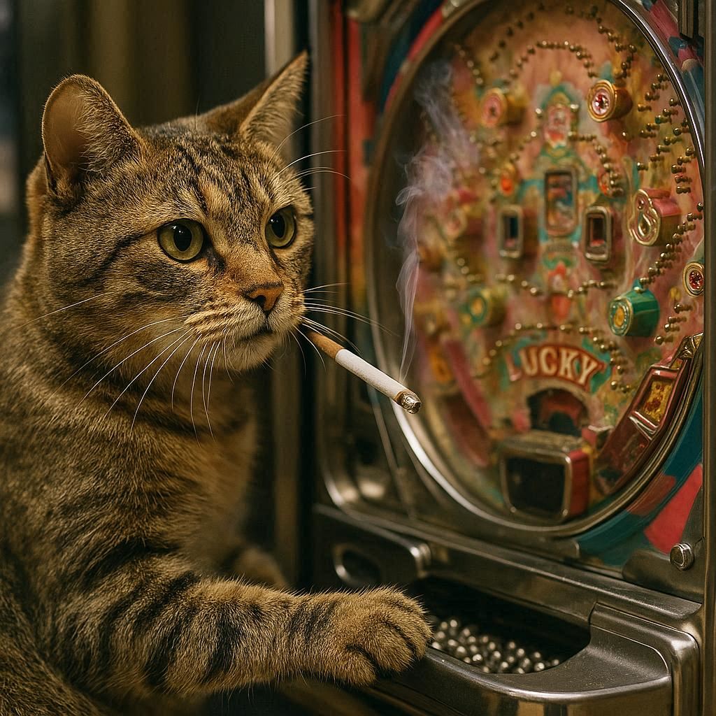 パチンカス猫 | の人気AIイラスト・グラビア