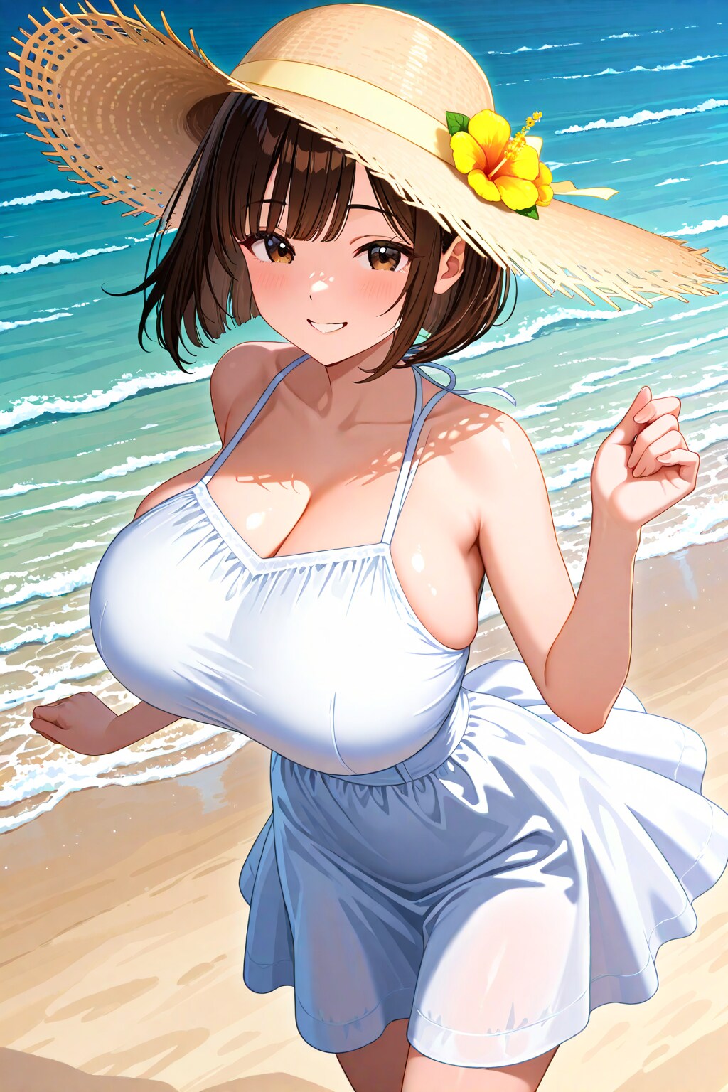 アキちゃんの麦わらとワンピース