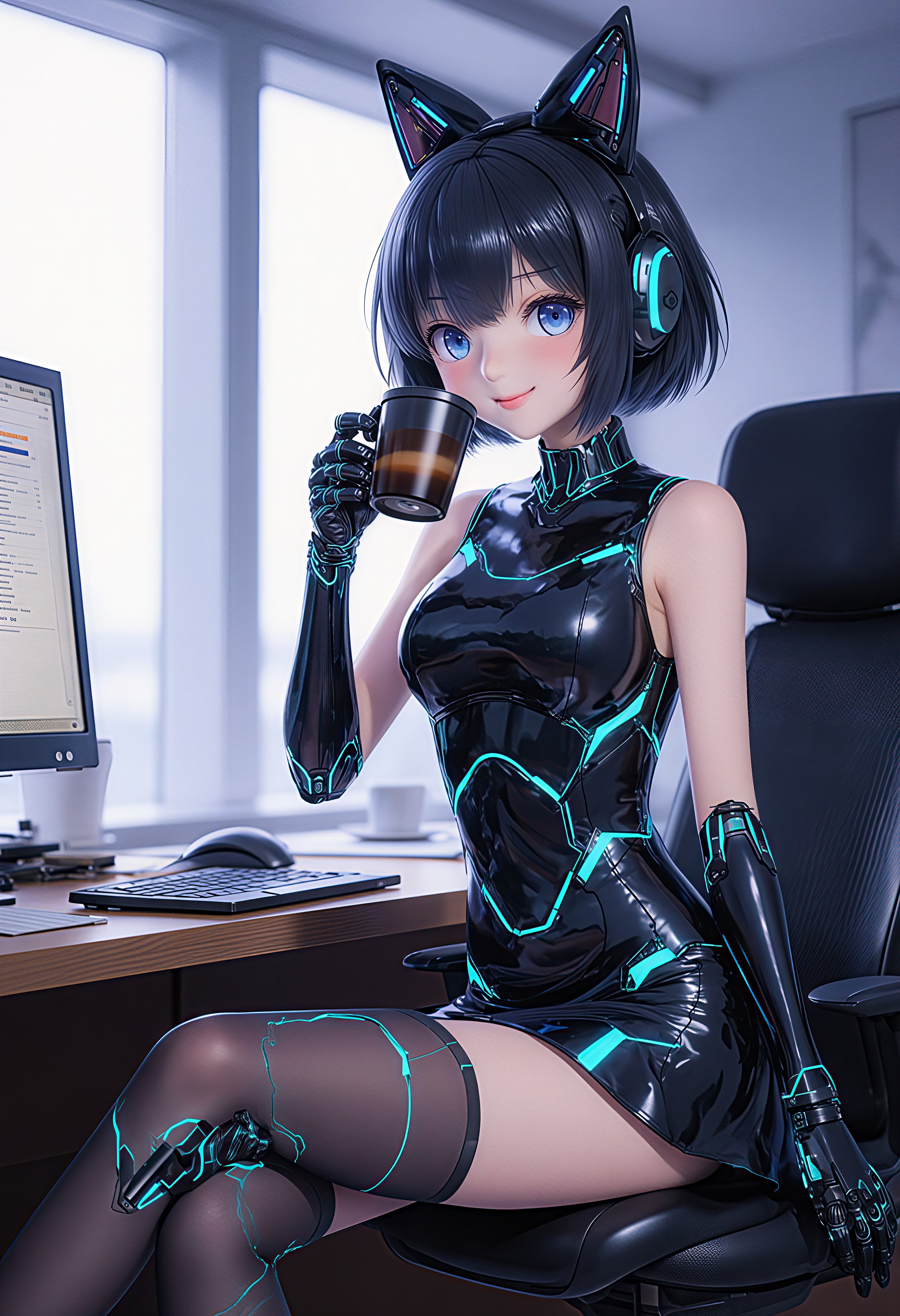 メカ娘3135号 | の人気AIイラスト・グラビア