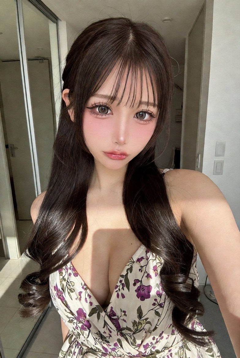 花柄ギャル