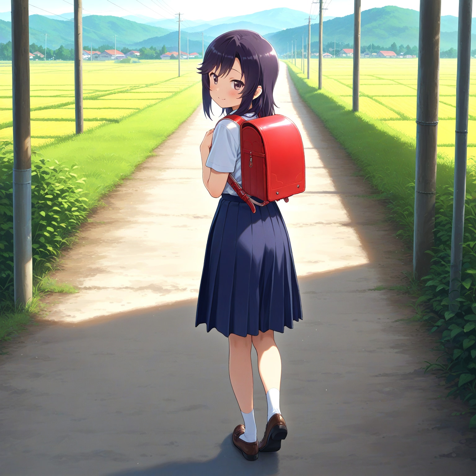 登校中のほたるん | の人気AIイラスト・グラビア