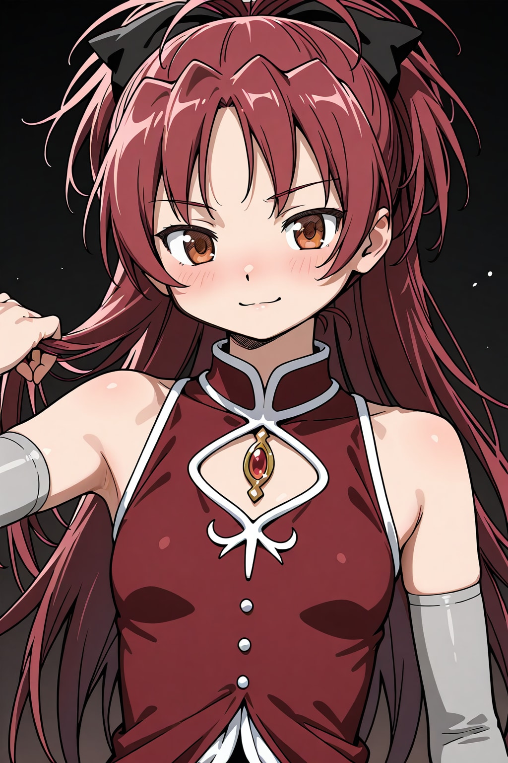 魔法少女まどかマギカ　佐倉杏子　ドヤ顔　二次創作 | の人気AIイラスト・グラビア