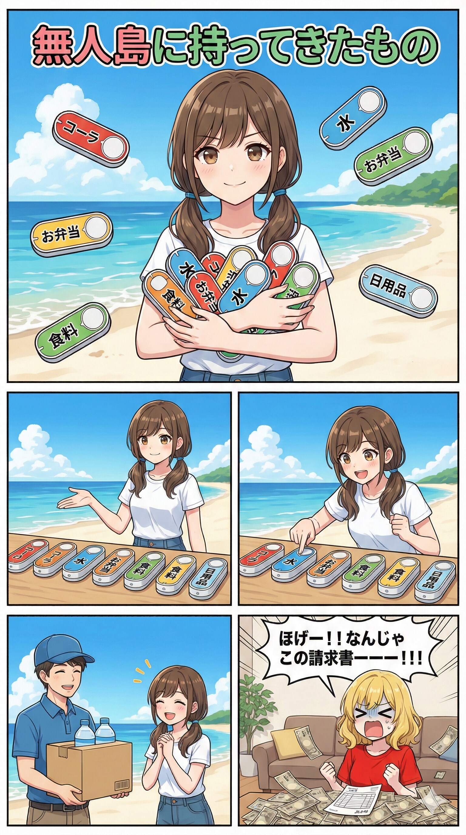 Amaz*n Dash Button