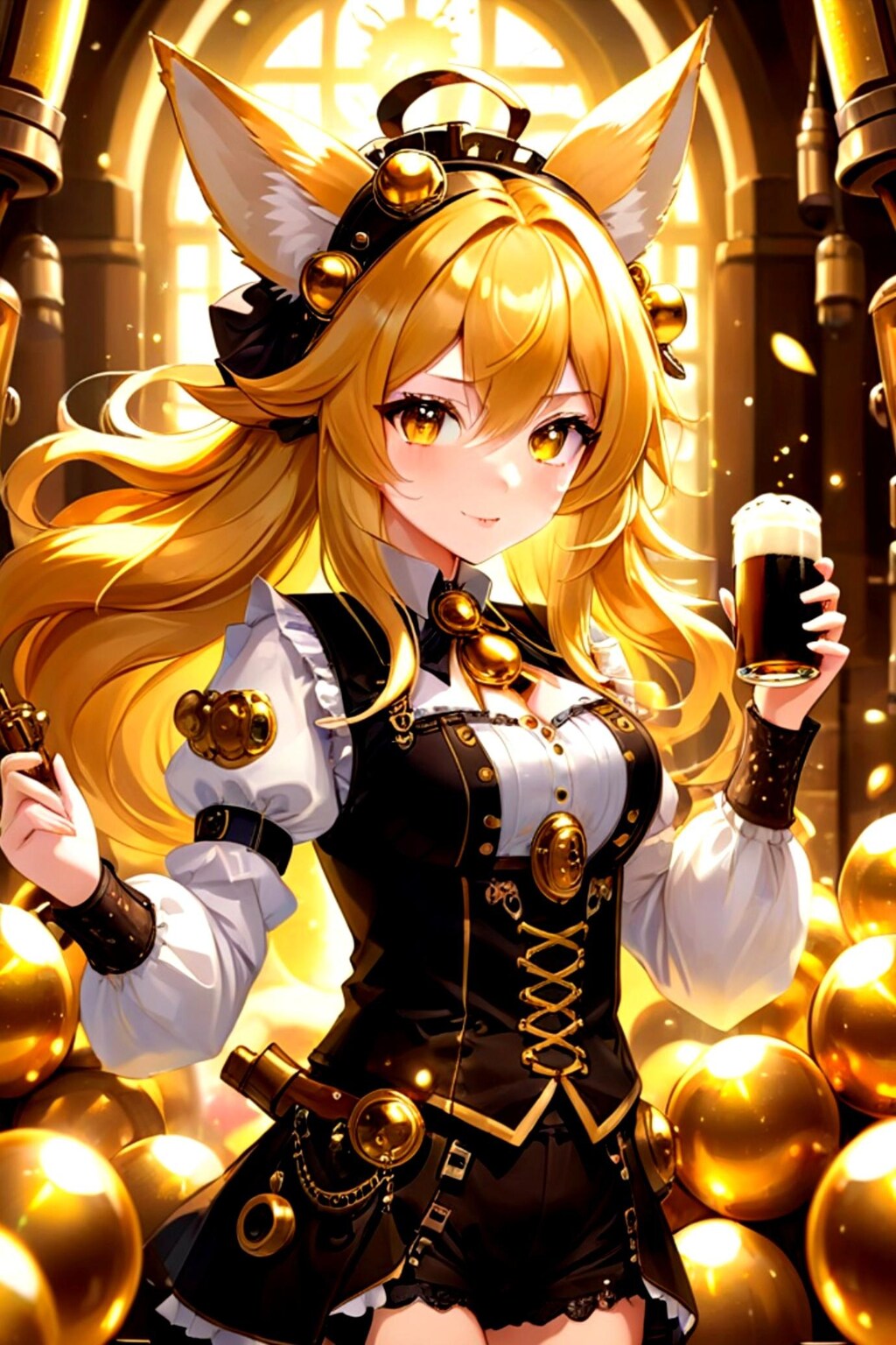 キツネ娘とキンタマチャレンジ