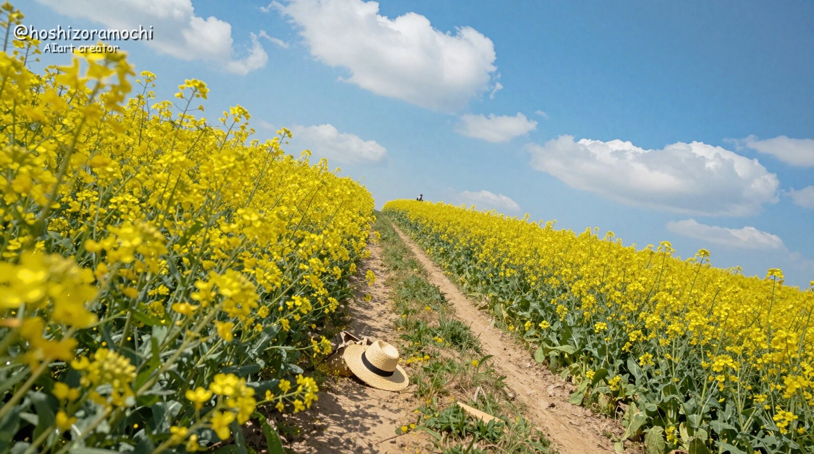 満開の花畑を駆け抜ける解放の瞬間 | の人気AIイラスト・グラビア
