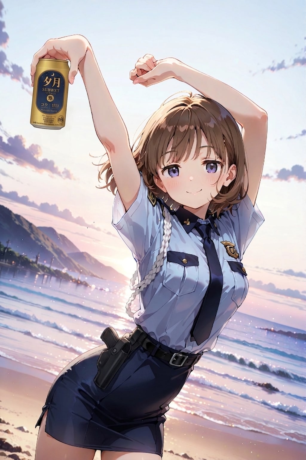 ジト目婦警さんとビール ～乾さつきのドライな日常～ Z709