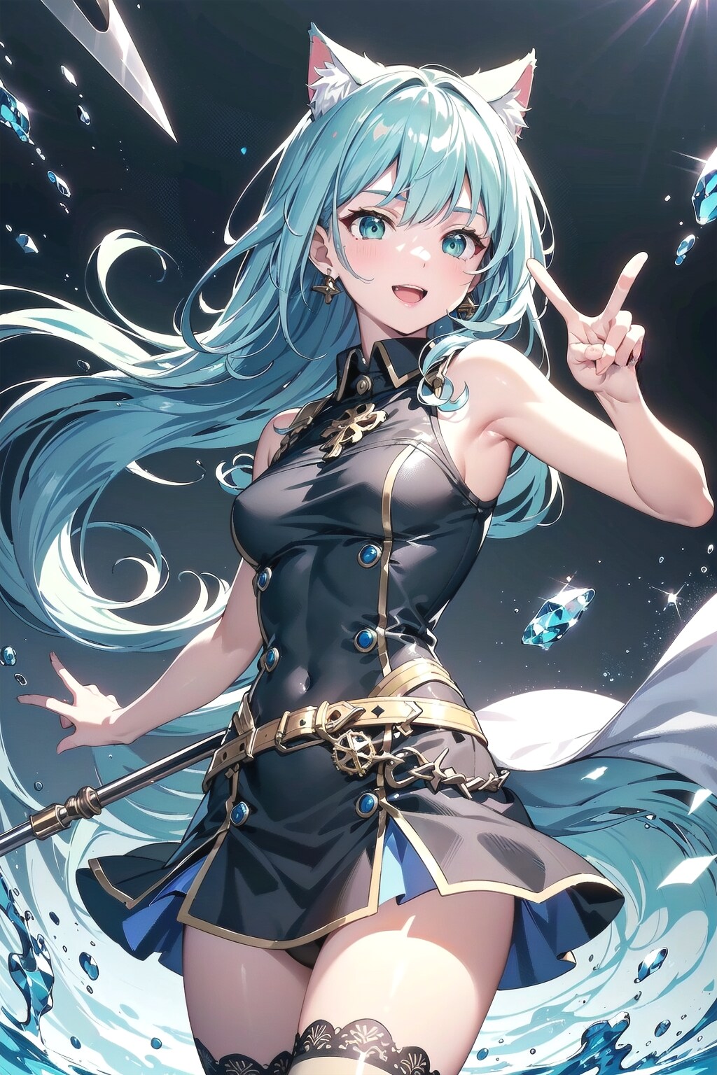 綺麗なＶサインです🐱✨