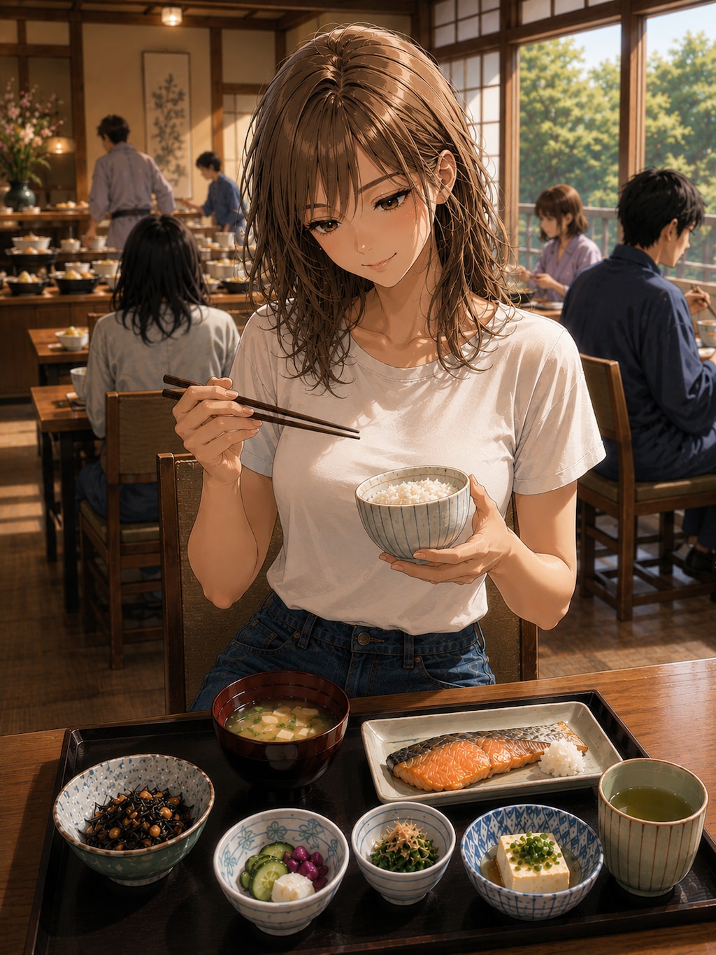 旅の朝