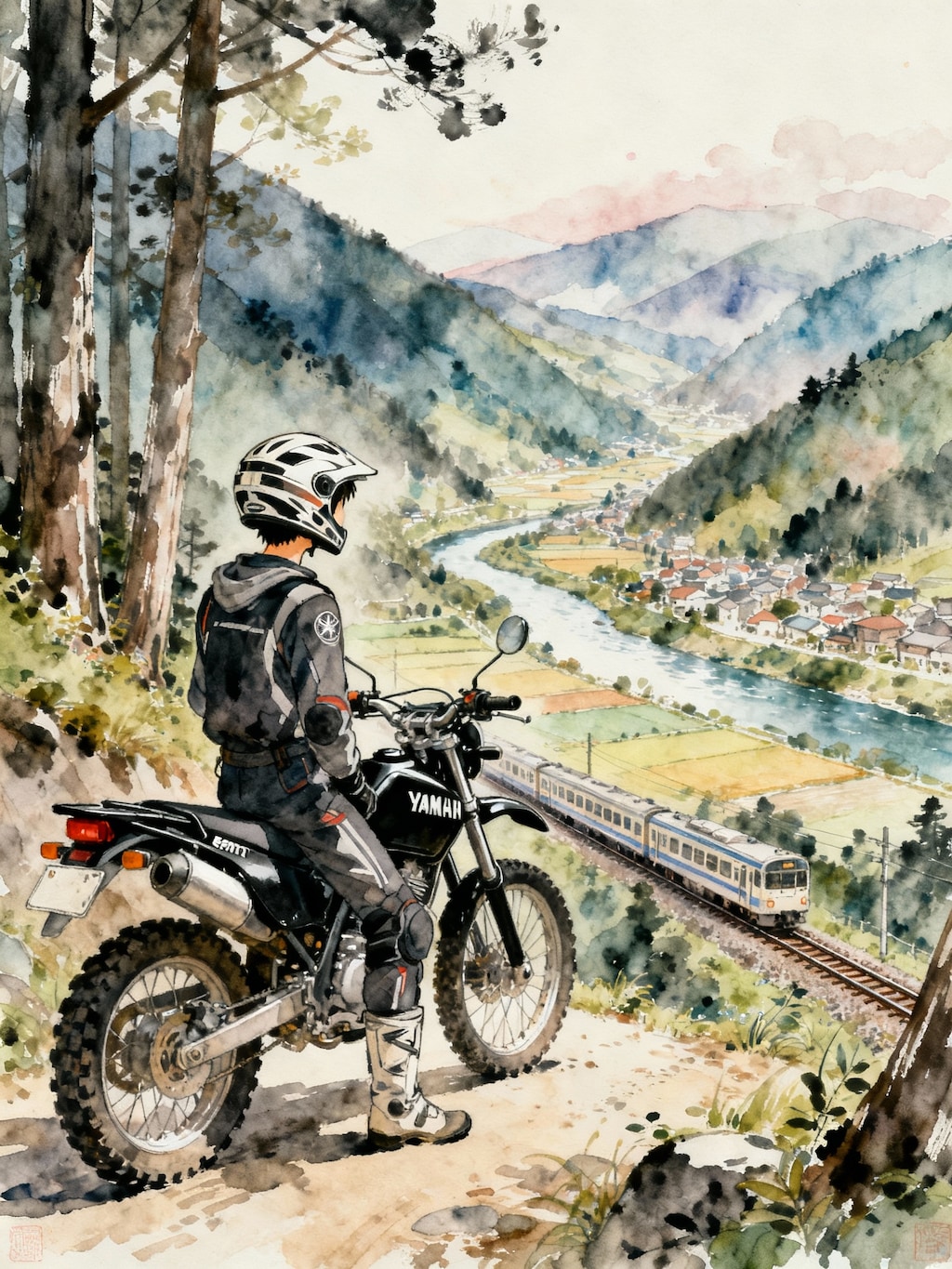 セローで駆けて